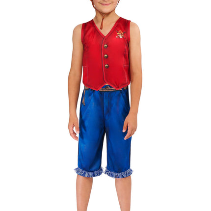 One Piece Monkey D. Luffy Costume Ragazzi