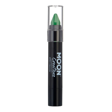 Moon Creations Body Crayons Green 3.2g van Moon Creations koop je bij Partywinkel
