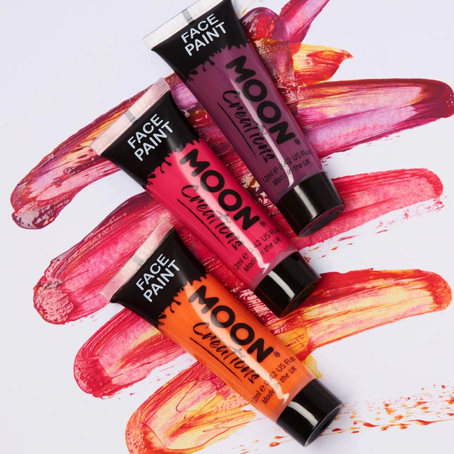 Moon Creations Face Paint Orange 12ml van Moon Creations koop je bij Partywinkel