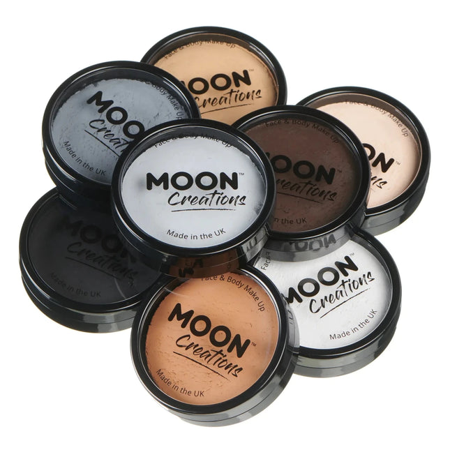 Moon Creations Pro Face Paint Cake Pots Beige 36g van Moon Creations koop je bij Partywinkel