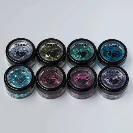 Moon Glitter Bio Chunky Glitter Gold 3g van Moon Creations koop je bij Partywinkel