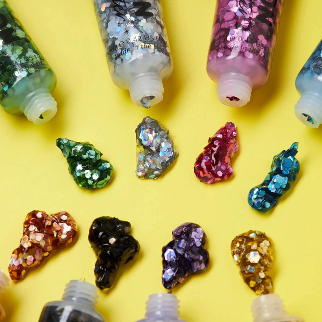 Moon Glitter Holographic Chunky Glitter Gel Purple 12ml van Moon Creations koop je bij Partywinkel