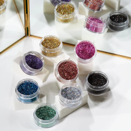 Moon Glitter Holographic Glitter Shakers Blue 5g van Moon Creations koop je bij Partywinkel