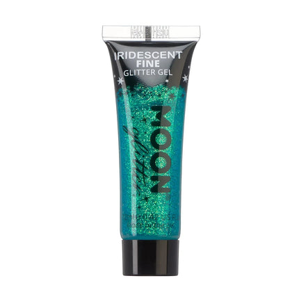 Moon Glitter Iridescent Fine Glitter Gel Green 12ml van Moon Creations koop je bij Partywinkel