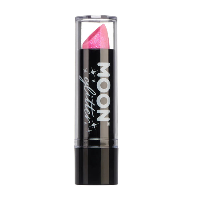 Moon Glitter Iridescent Glitter Lipstick Pink 4.2g van Moon Creations koop je bij Partywinkel