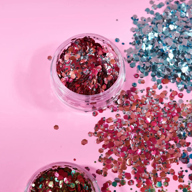 Moon Glitter Mystic Bio Chunky Glitter Blossom 3g van Moon Creations koop je bij Partywinkel