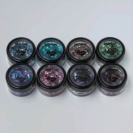 Moon Glitter Mystic Bio Chunky Glitter Champagne 3g van Moon Creations koop je bij Partywinkel