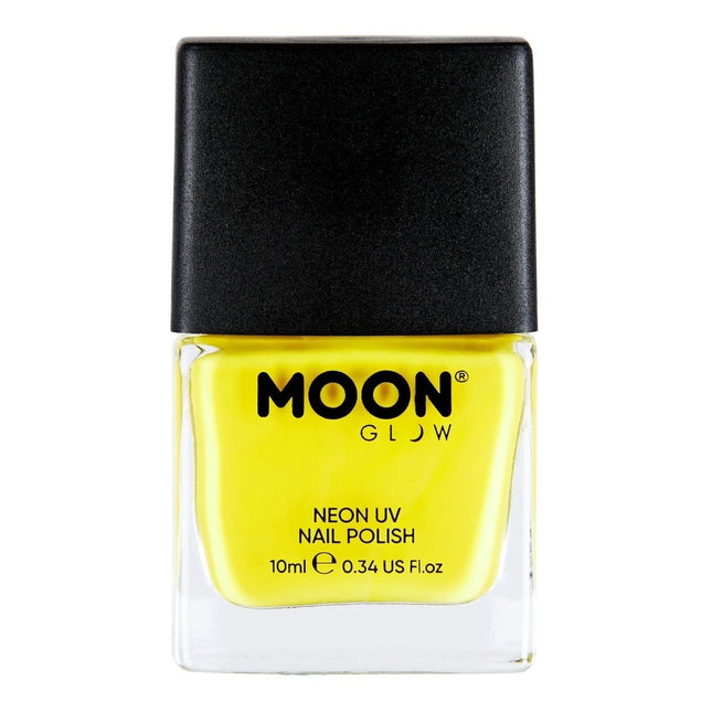 Moon Glow Intense Neon UV Nail Polish Intense Yellow 14ml van Moon Creations koop je bij Partywinkel