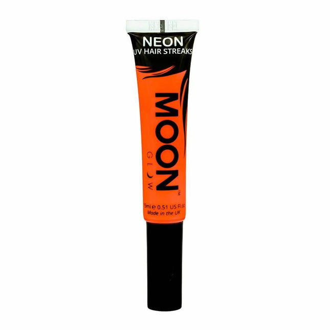Moon Glow Neon UV Hair Streaks Intense Orange van Moon Creations koop je bij Partywinkel