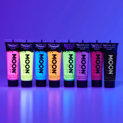 Moon Glow Pastel Neon UV Face Paint Pastel Green 12ml van Moon Creations koop je bij Partywinkel
