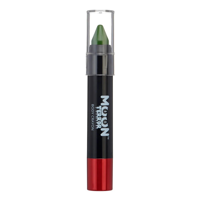 Moon Terror Halloween Body Crayons Zombie Green 3.2g van Moon Creations koop je bij Partywinkel