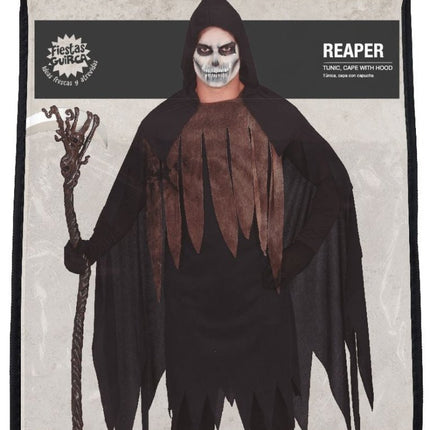 Moordenaar Halloween Kostuum Heren Zwart L van Fiestas Guirca koop je bij Partywinkel