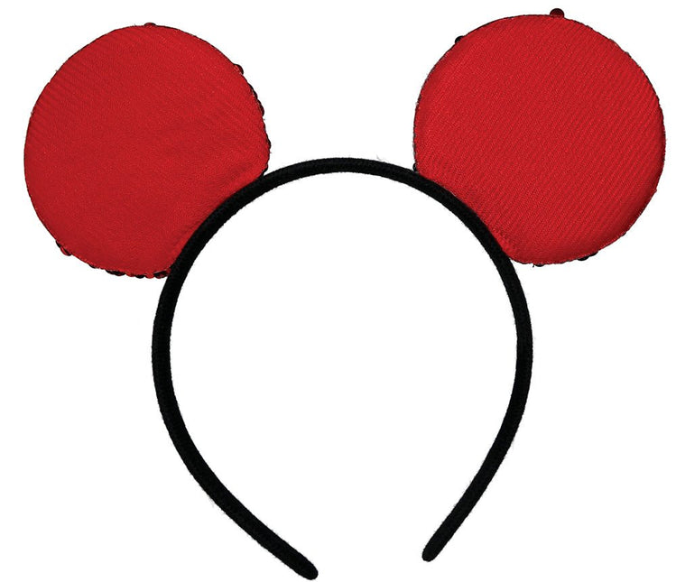 Muis Haarband Rood - Partywinkel - 8434077230190
