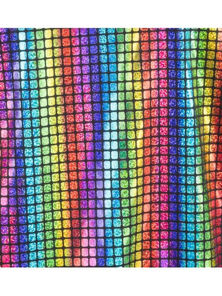 Gilet da discoteca arcobaleno senza maniche da uomo