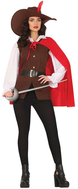 Musketier Kostuum Dames - Partywinkel - 8434077860083