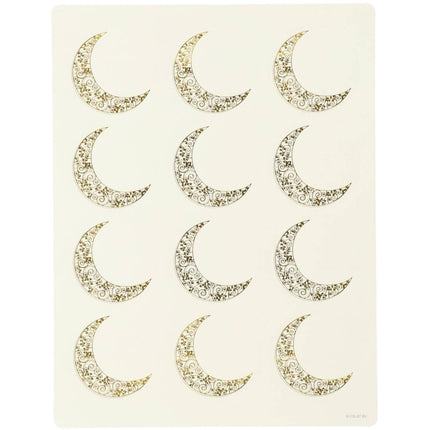 Eid Mubarak Naamstickers 23,5cm 12st van Folat koop je bij Partywinkel