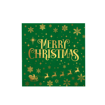 Tovaglioli - Verde Buon Natale