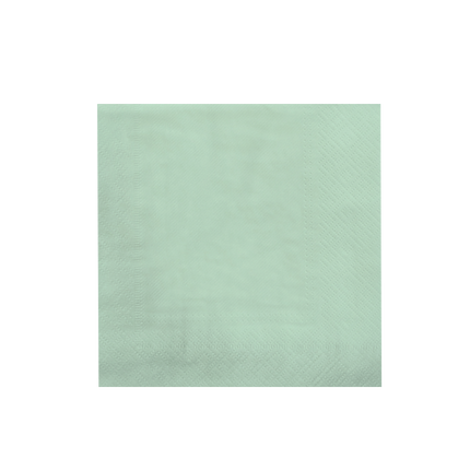Tovaglioli verdi pastello 16,5 cm 8 pezzi