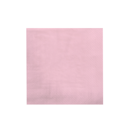 Tovaglioli rosa chiaro pastello 16,5 cm 8 pezzi