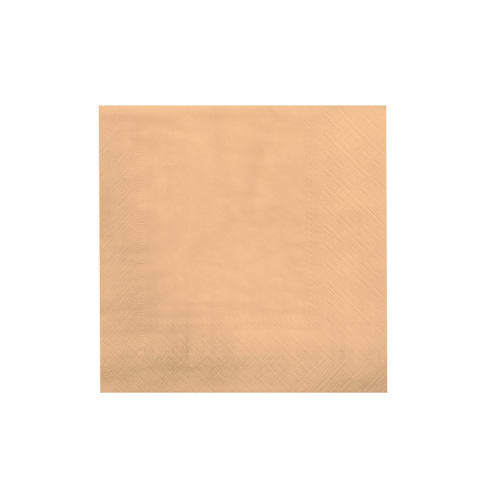 Tovaglioli arancioni pastello 16,5 cm 8 pezzi