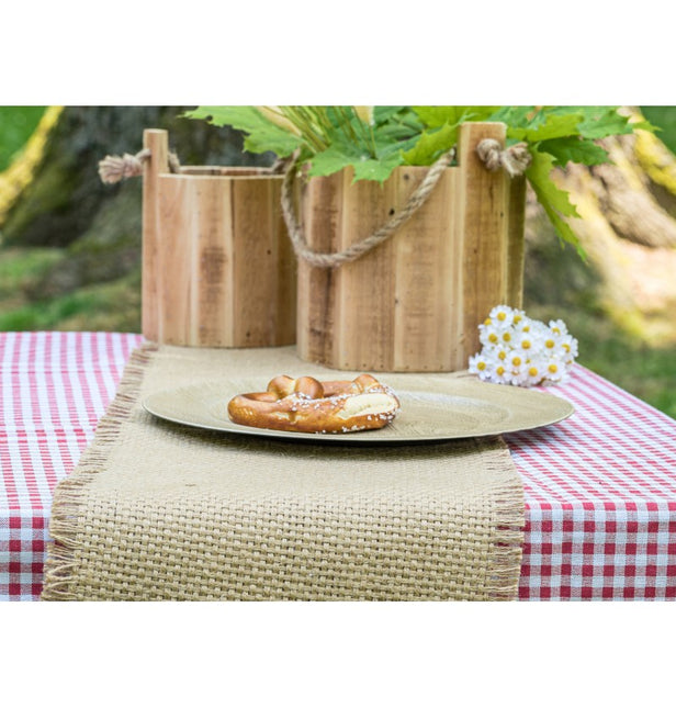 Nastro beige di iuta 10Cm 3m