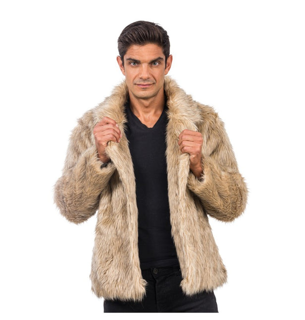 Cappotto in pelliccia sintetica - Naturale - Unisex
