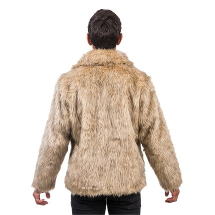 Cappotto in pelliccia sintetica - Naturale - Unisex