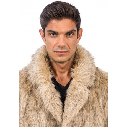 Cappotto in pelliccia sintetica - Naturale - Unisex