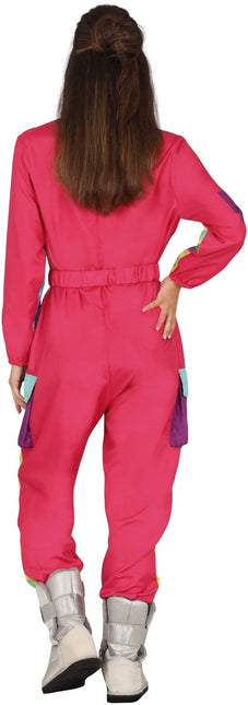 Neon 80S Skipak Blauw Geel Dames - Partywinkel - 8434077862438