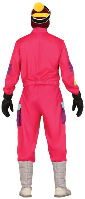 Neon 80S Skipak Blauw Geel Heren - Partywinkel - 8434077862377