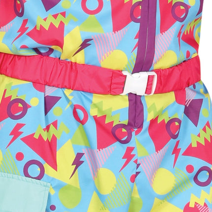 Neon 80S Skipak Blauw Geel Heren - Partywinkel - 8434077862377
