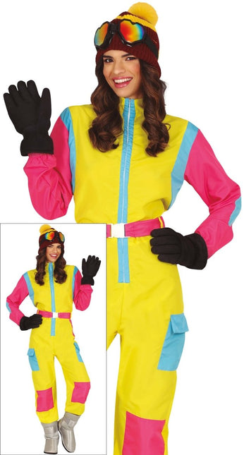 Neon 80S Skipak Geel Dames - Partywinkel - 8434077841860