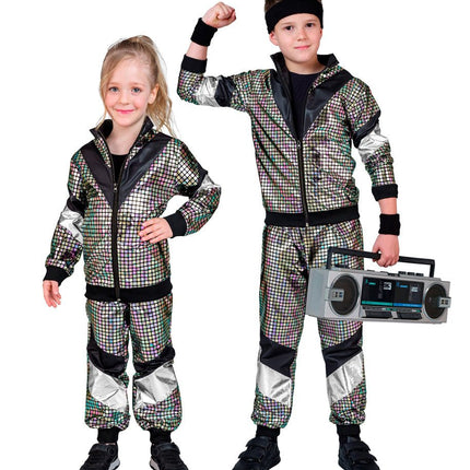 Neon 80S Trainingspak Fout Holografisch Kind van Widmann koop je bij Partywinkel