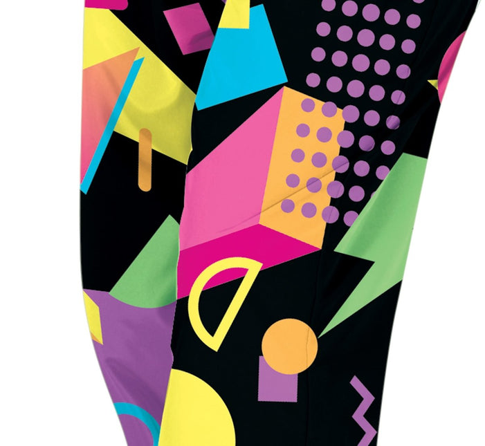 Neon 80S Trainingspak Fout Zwart Heren - Partywinkel - 8434077809945
