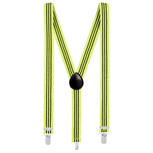 Neon Geel Bretels Ruches van Boland koop je bij Partywinkel