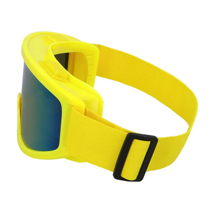 Neon Gele Skibril - Partywinkel - 8712026027030