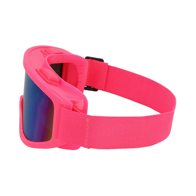 Neon Roze Skibril - Partywinkel - 8712026027016