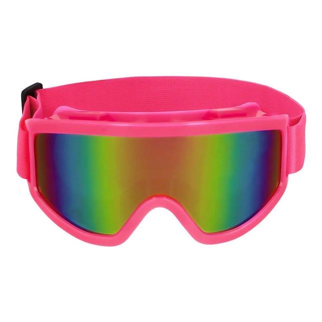 Neon Roze Skibril - Partywinkel - 8712026027016