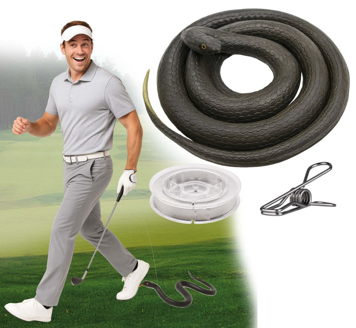 Nep Slang met touw en clip van Fiestas Guirca koop je bij Partywinkel