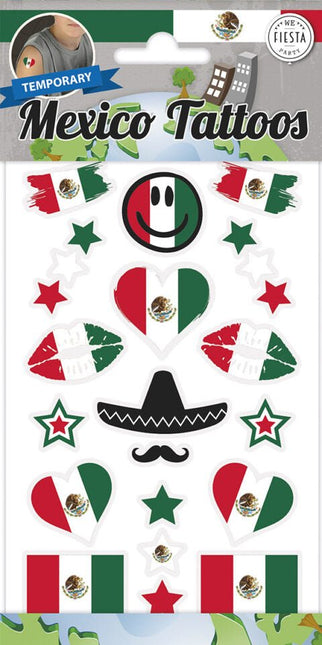 Nep Tattoos Mexico van WeFiesta koop je bij Partywinkel