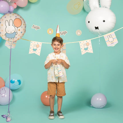 Nijntje Uitdeelzakjes Gekleurd 23cm 6st van Haza Witbaard koop je bij Partywinkel