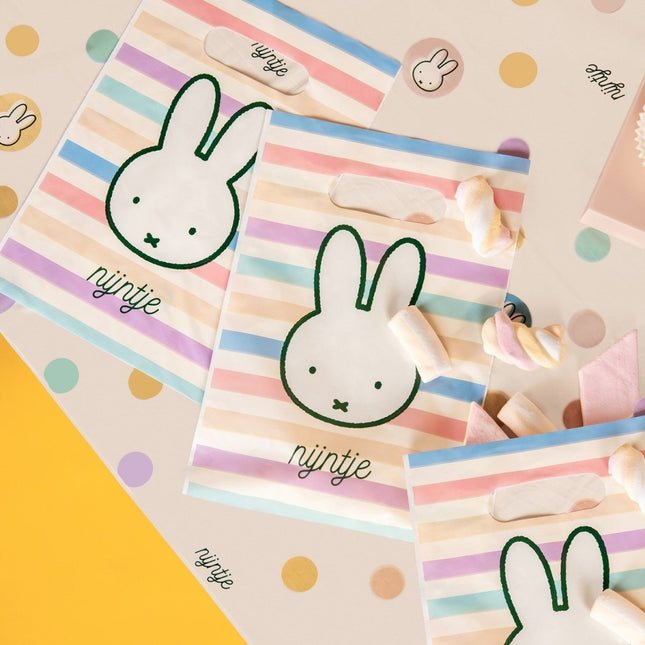 Nijntje Uitdeelzakjes Gekleurd 23cm 6st van Haza Witbaard koop je bij Partywinkel