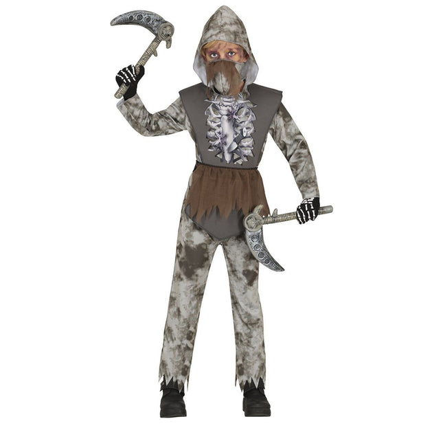 Ninja Kostuum Kind Grijs van Fiestas Guirca koop je bij Partywinkel