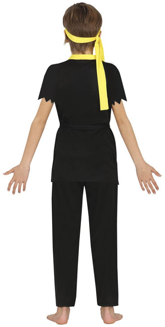 Ninja Kostuum Zwart Geel Jongen van Fiestas Guirca koop je bij Partywinkel