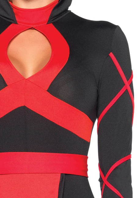 Ninja Pak Dames Bodysuit Leg Avenue - Partywinkel - 714718507194