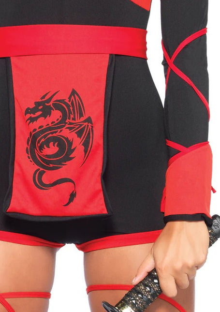 Ninja Pak Dames Bodysuit Leg Avenue - Partywinkel - 714718507194