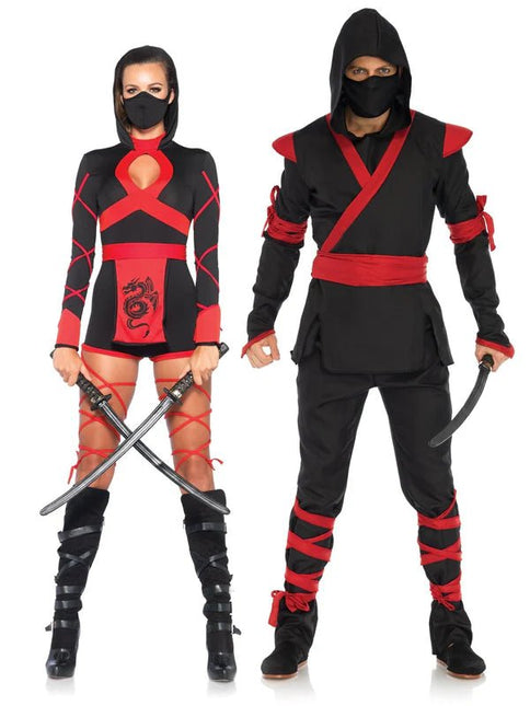 Ninja Pak Dames Bodysuit Leg Avenue - Partywinkel - 714718507194