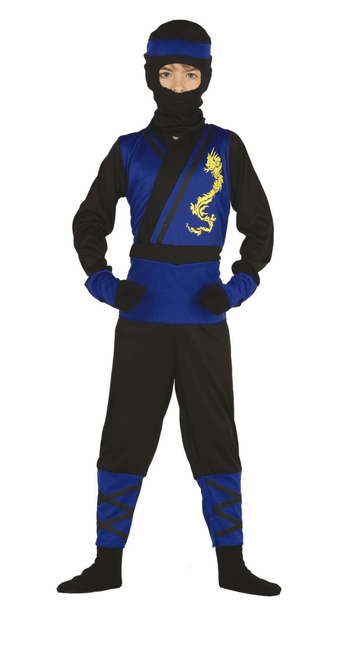 Ninja Pak Jumpsuit Kind Blauw van Fiestas Guirca koop je bij Partywinkel