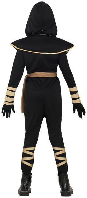 Ninja Pak Zwart Goud Meisje van Fiestas Guirca koop je bij Partywinkel