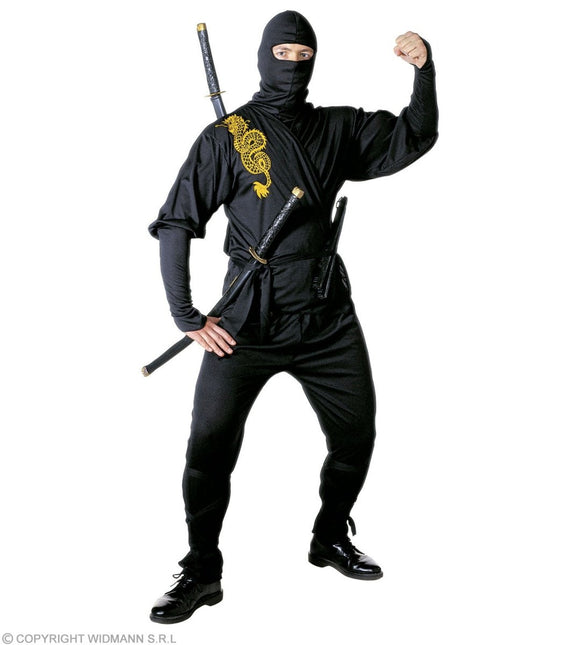 Ninja Pak Zwart Heren - Partywinkel - 8003558391912